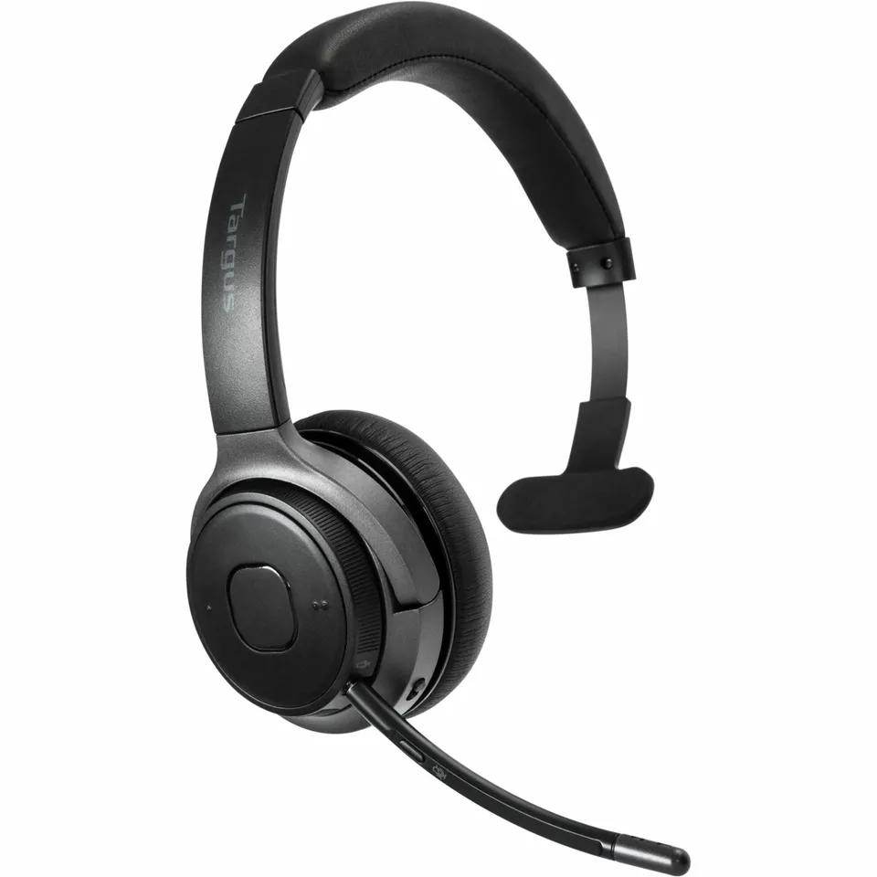 targus-wireless-bluetooth-mono-headset-detachable-mic-noise-canceling-20-hours-t image 1