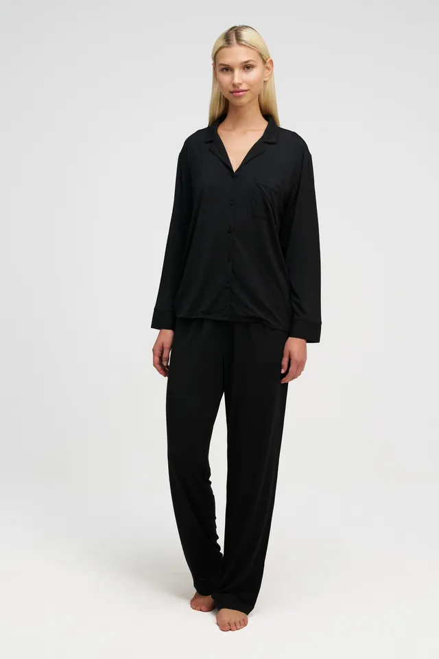 dore-rose-long-tencel-pj-set-new-softer-fabric-lightweight-breathable image 1