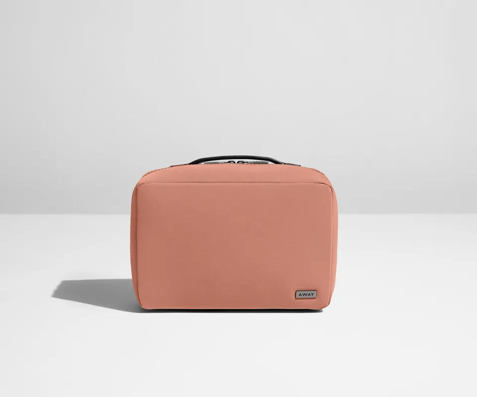 away-the-small-toiletry-bag-in-clay-pink-compact-travel-organizer image 1