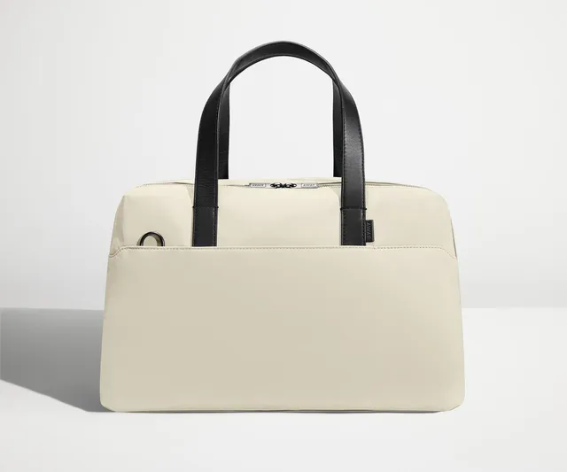 away-the-overnight-bag-in-salt-white-lightweight-duffel-for-quick-getaways image 1