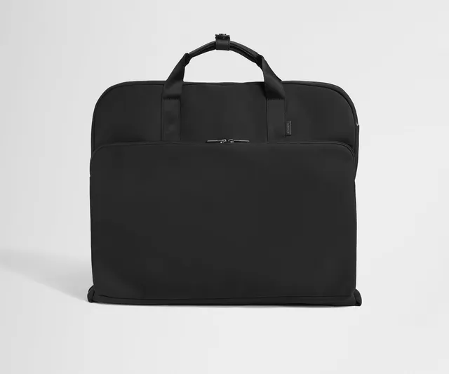 away-garment-bag-in-jet-black-travel-hang-bag-for-suits-dresses-wrinkle-resistan image 1