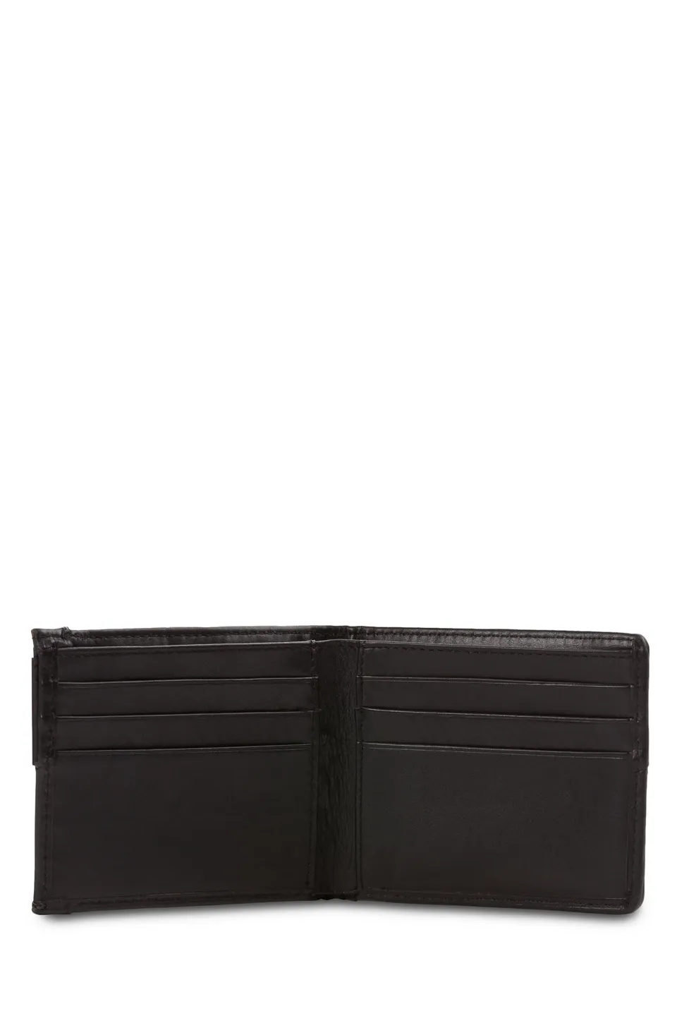 swissgear-nylon-inlay-bifold-wallet-leather-trim-6-card-slots image 1