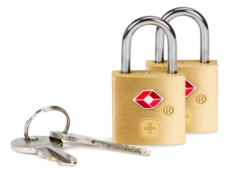 swissgear-2-pack-travel-key-locks-luggage-locks-brass image 1
