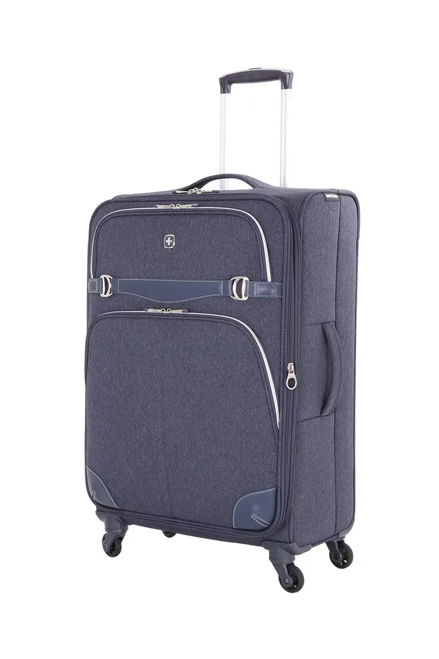 swissgear-7660-checked-large-luggage-blue-durable-and-spacious image 1
