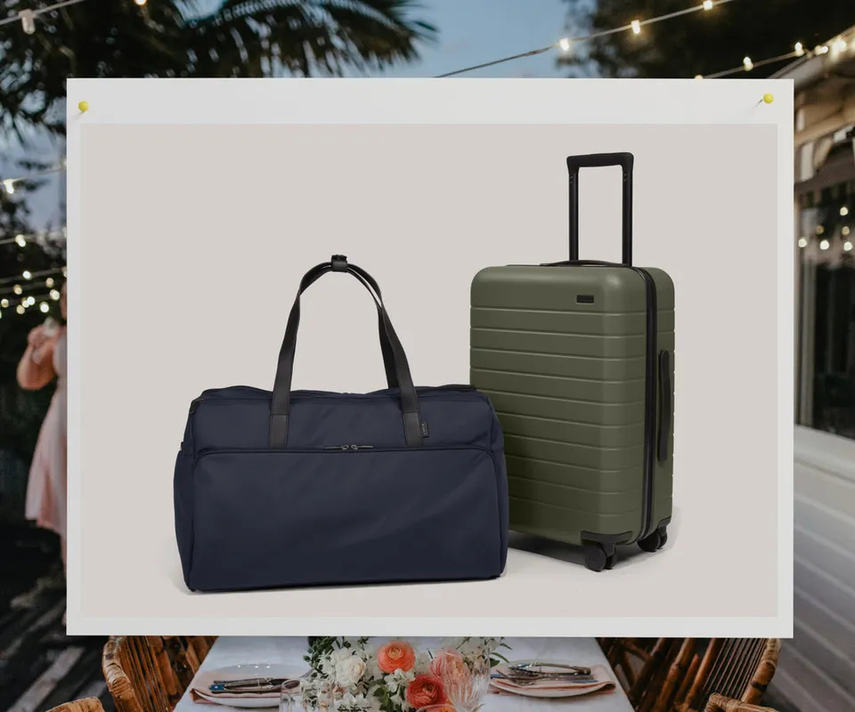 away-celebration-bundle-bigger-carry-on-flex-garment-duffle image 1