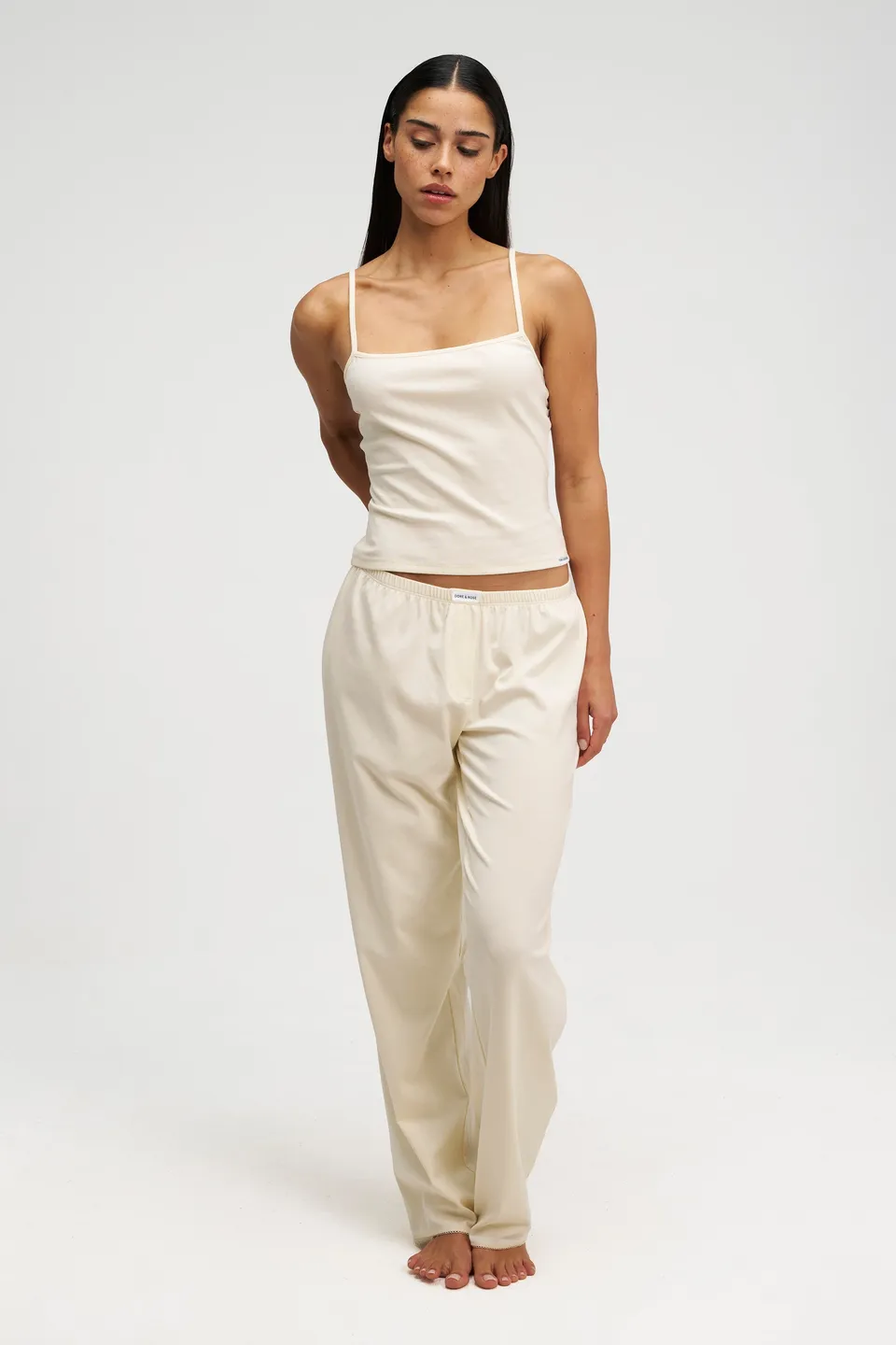 dore-rose-cami-sleep-set-soft-cotton-blend-n-72-soft-ivoire image 1