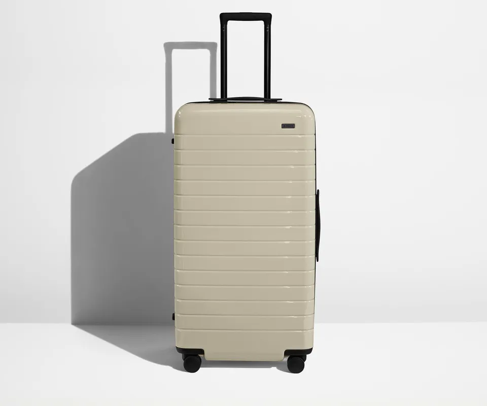 away-the-trunk-in-salt-white-gloss-premium-checked-luggage image 1