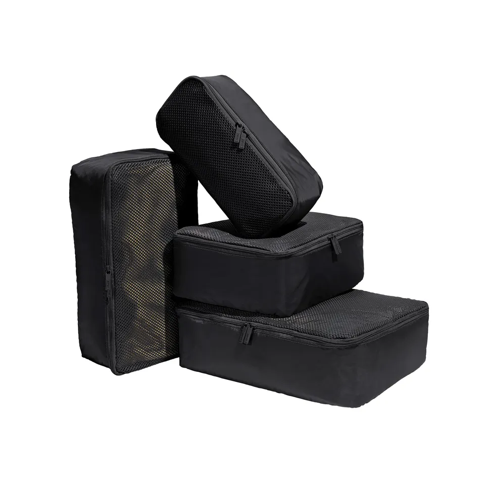 away-insider-packing-cubes-set-of-4-lightweight-travel-organizers-jet-black image 1