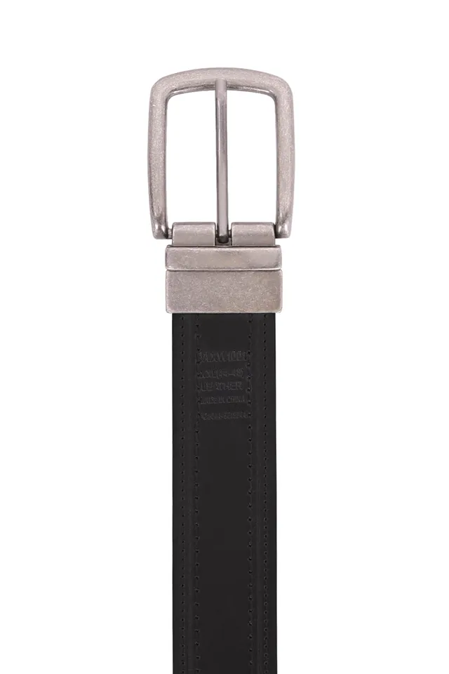 swissgear-casual-reversible-xxlarge-leather-belt-black-brown-brushed-square-buck image 1