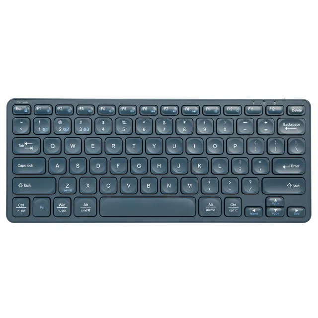 targus-compact-multi-device-bluetooth-keyboard-for-pc-mac-blue-pkb86202us image 1