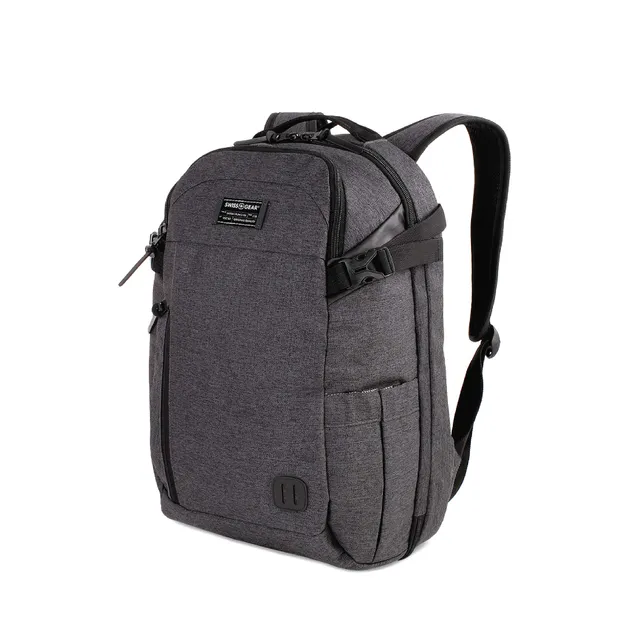 swissgear-hybrid-travel-laptop-backpack-heather-grey-18-24-6l image 1