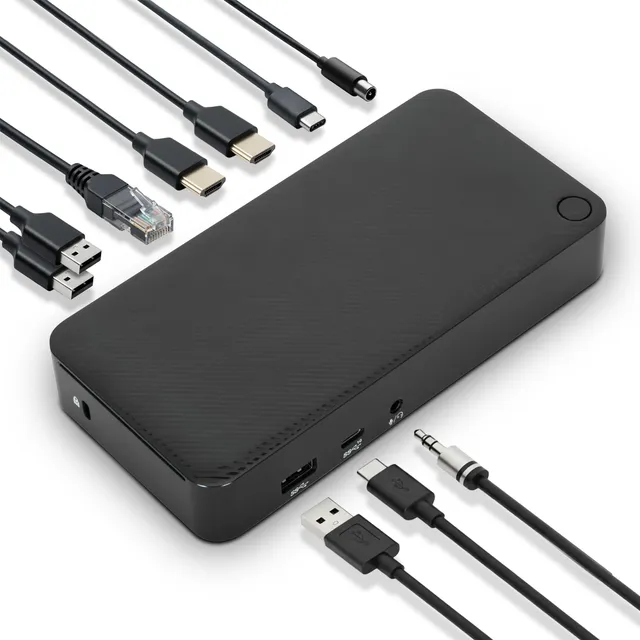 targus-universal-usb-c-docking-station-dock316usz-dual-displayport-4k-100w-power image 1