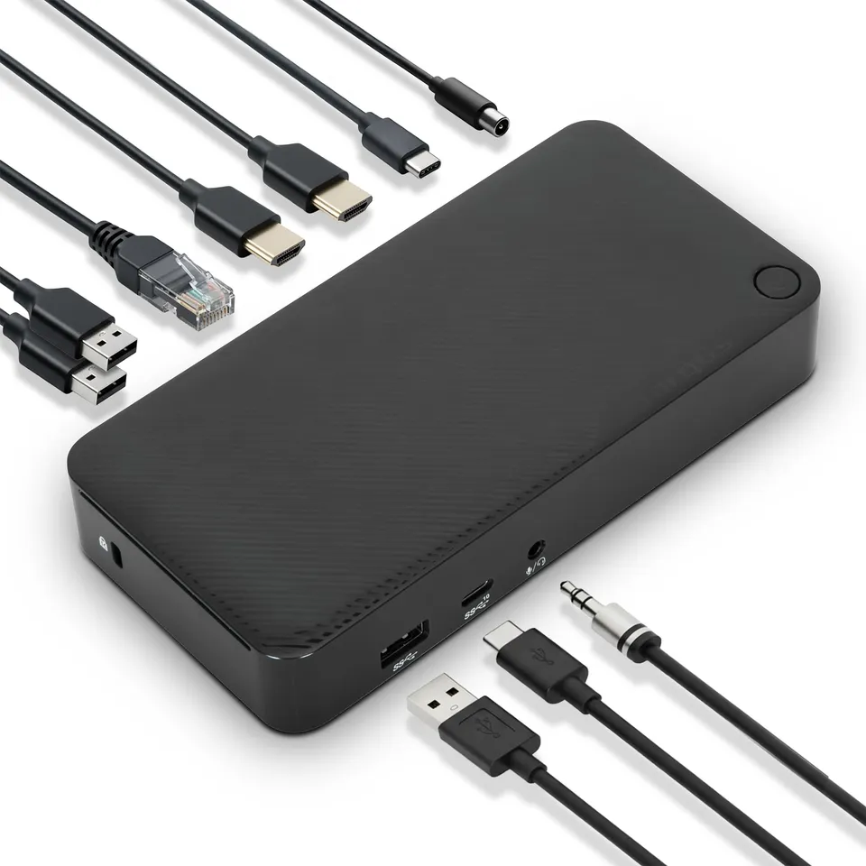 targus-universal-usb-c-docking-station-dock316usz-dual-displayport-4k-100w-power image 1