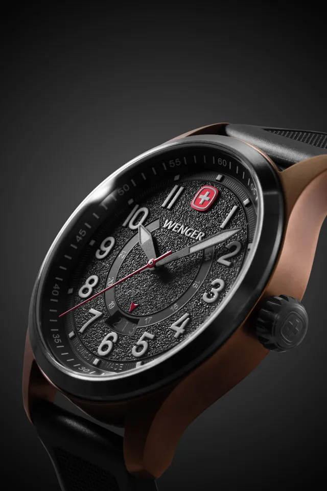 wenger-terragraph-swiss-watch-bronze-black-ice-with-black-dial-and-black-silicon image 1