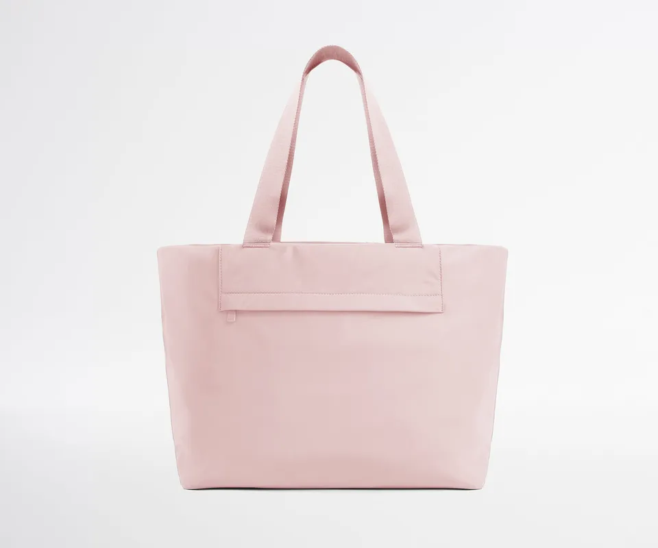 away-featherlight-tote-in-blush-pink-ultra-light-personal-item-tote-with-16-lapt image 1