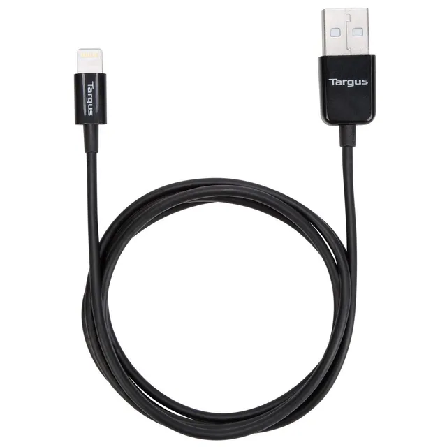 targus-sync-charge-lightning-cable-1-meter-black-mfi-certified-for-iphone-ipad-a image 1