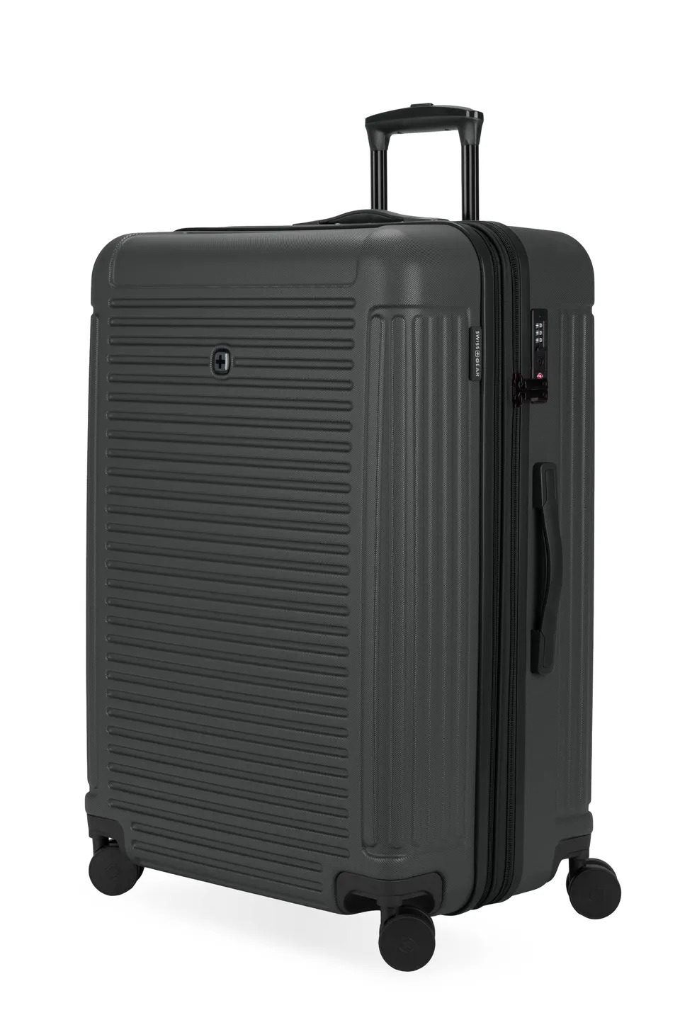 swissgear-summit-reserve-large-checked-spinner-suitcase image 1