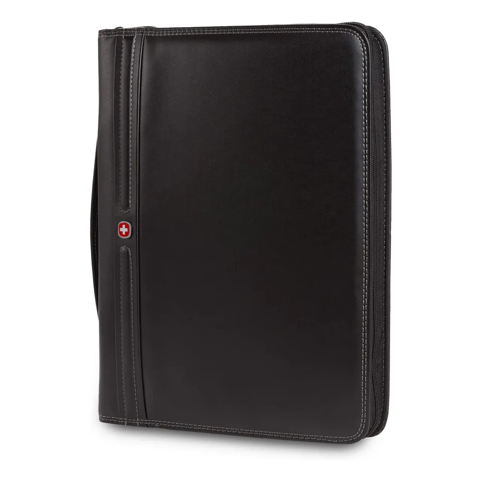 wenger-concept-zippered-padfolio-document-organizer-black-by-swissgear image 1