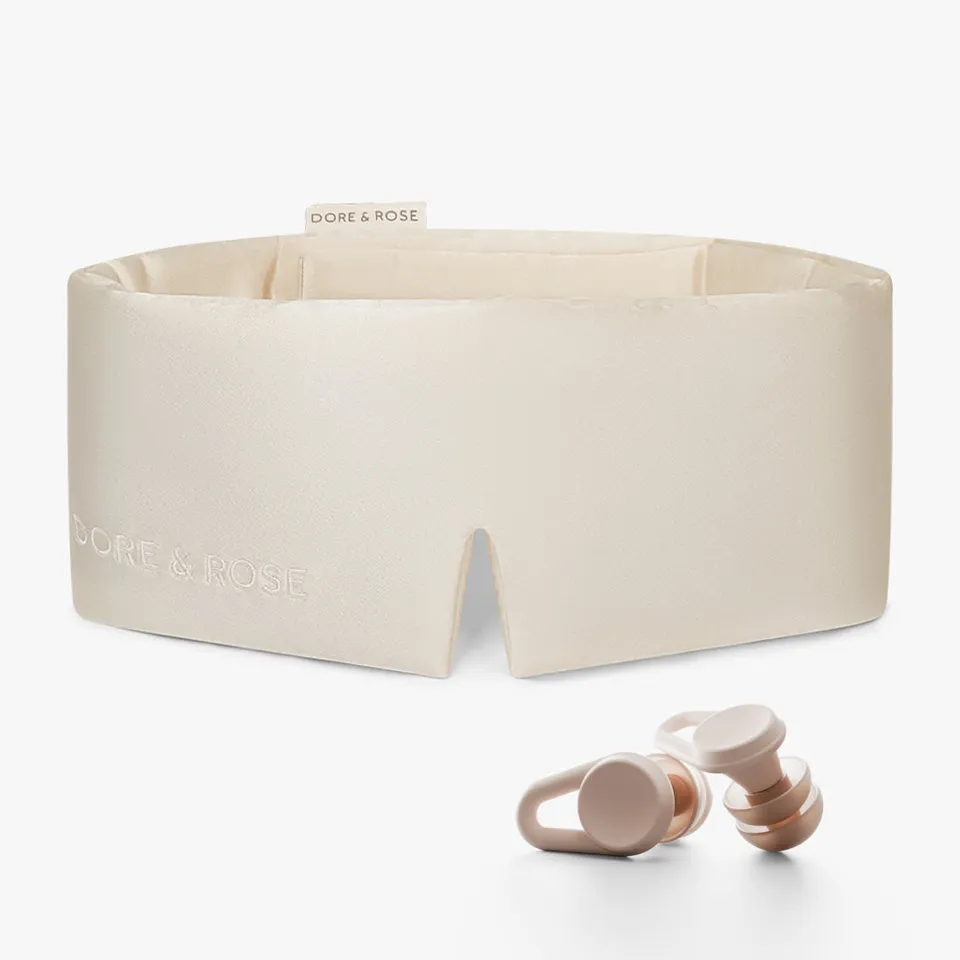 dore-rose-deep-sleep-mask-earplug-bundle image 1