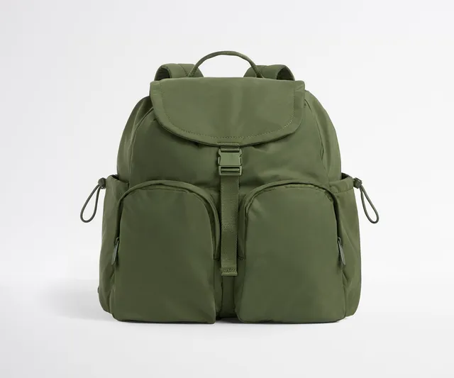 away-featherlight-cargo-backpack-olive-green image 1
