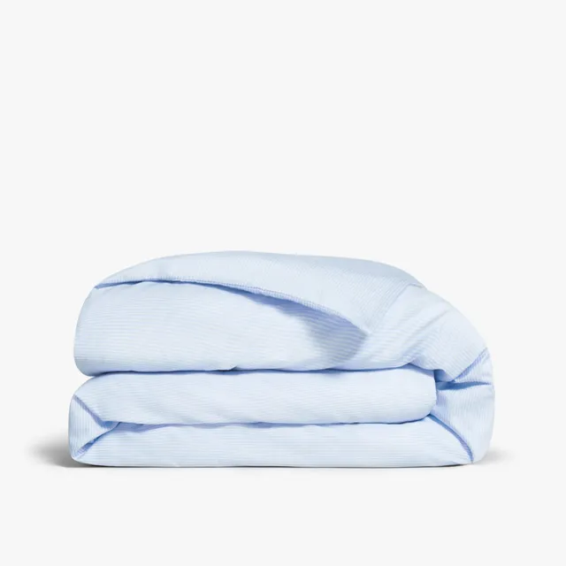 dore-rose-striped-cotton-duvet-cover-organic-cotton-bedding-for-cool-sleep image 1