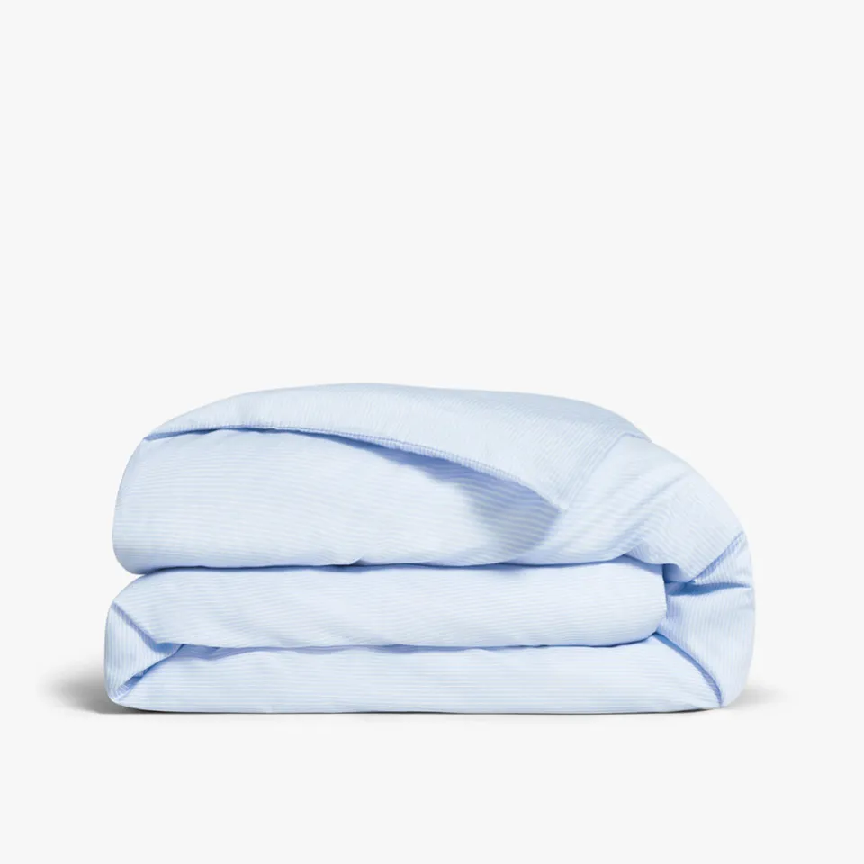 dore-rose-striped-cotton-duvet-cover-organic-cotton-bedding-for-cool-sleep image 1