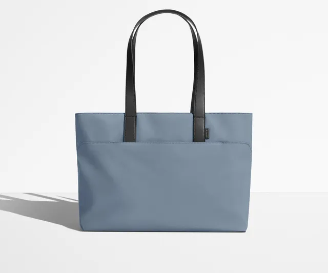 away-the-everywhere-tote-in-coast-blue-water-resistant-travel-tote-with-laptop-s image 1