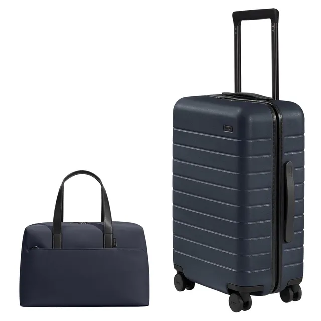 away-travel-duo-the-carry-on-suitcase-everywhere-duffle-bag-set-navy-blue-seamle image 1