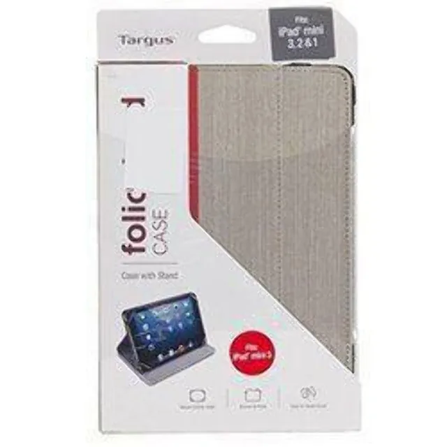 targus-foliostand-case-with-stand-for-ipad-mini-1-2-3-dernier-grey image 1