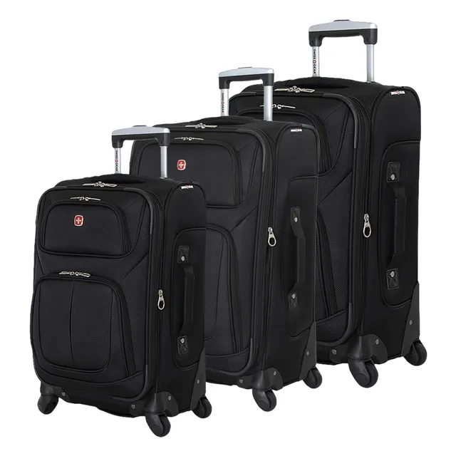 swissgear-sion-softside-expandable-spinner-3-piece-luggage-set-carry-on-medium-l image 1