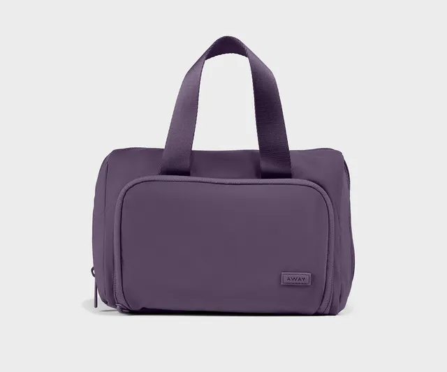 away-featherlight-daily-cosmetic-case-in-misty-purple-lightweight-makeup-organiz image 1