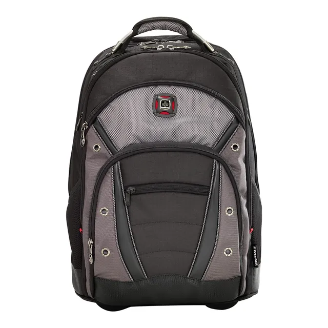 wenger-luggage-synergy-18-inch-wheeled-backpack-black-grey-fits-16-inch-laptops image 1