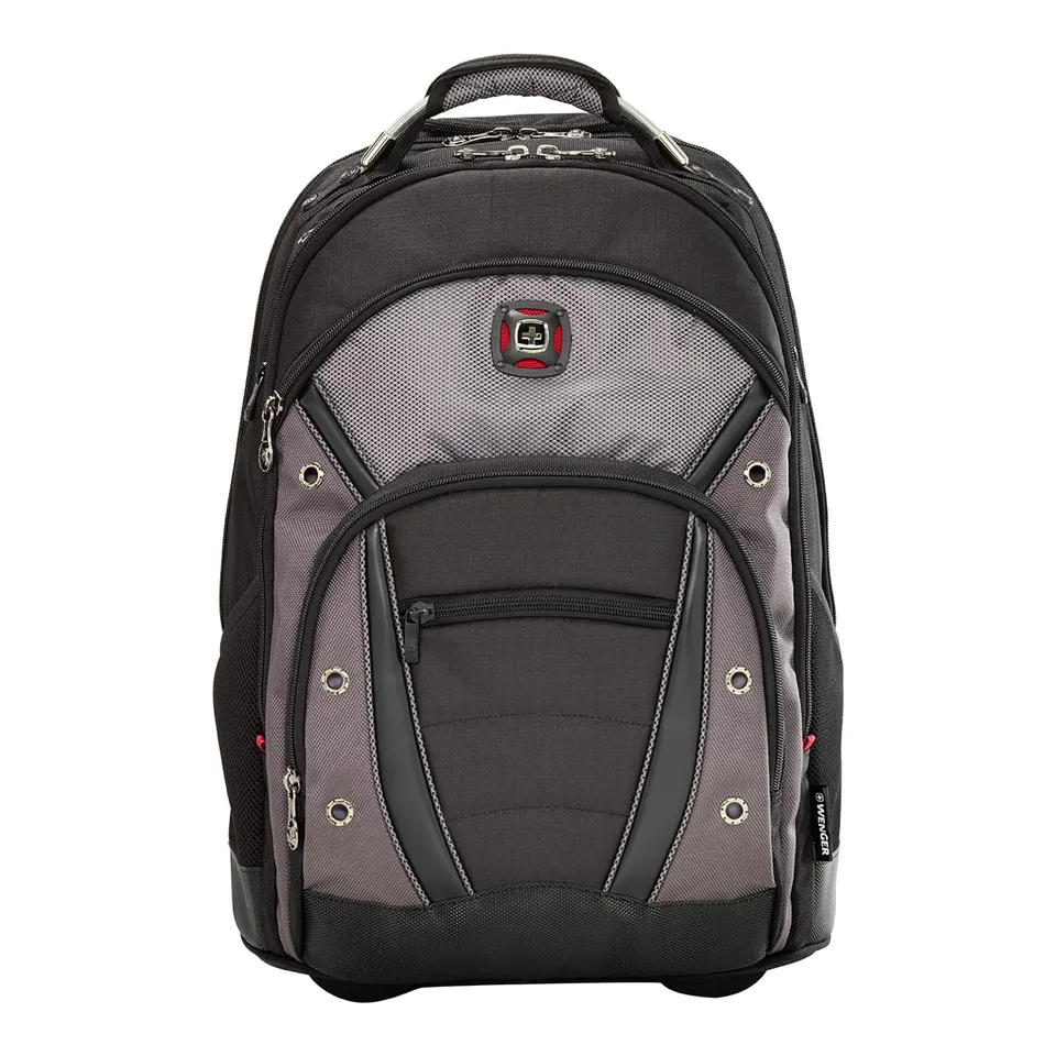 wenger-luggage-synergy-18-inch-wheeled-backpack-black-grey-fits-16-inch-laptops image 1