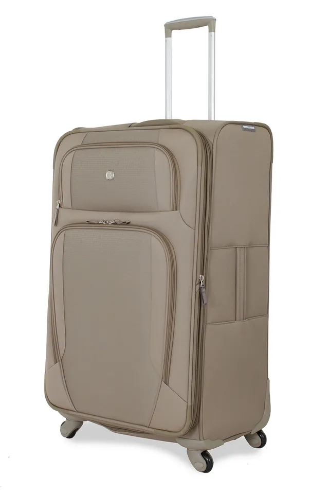 swissgear-7353-large-checked-spinner-expandable-900d-polyester-4-wheel-360-maneu image 1