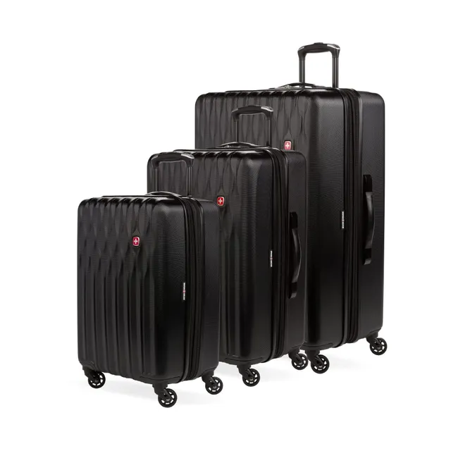 swissgear-8018-expandable-hardside-luggage-set-3-piece-20-24-27-with-spinner-whe image 1