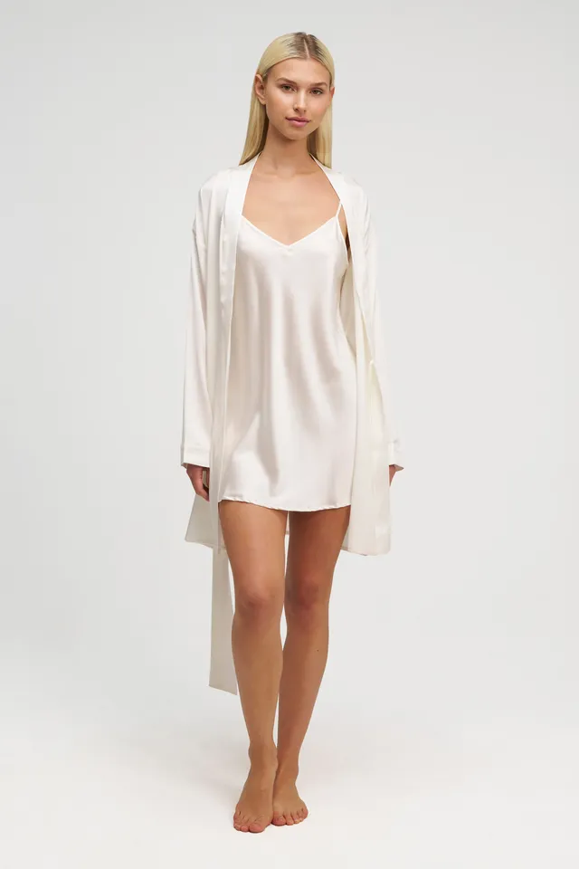 dore-rose-bridal-kimono-100-mulberry-silk-23-momme-kimono-robe image 1