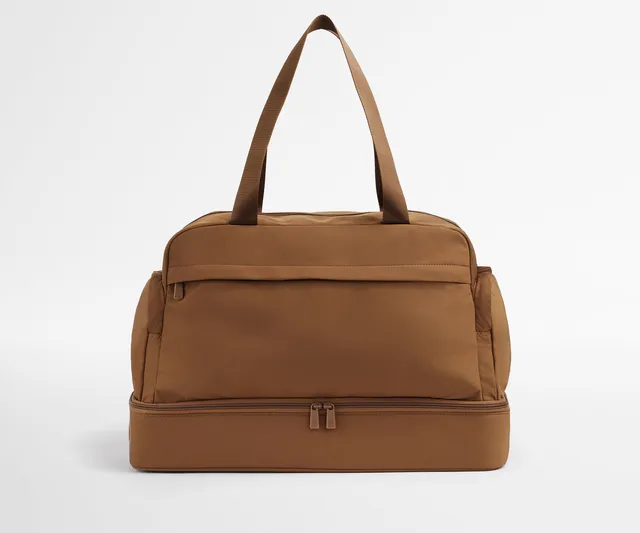 away-featherlight-weekender-in-amaro-brown image 1