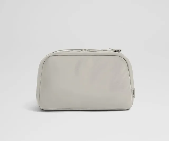 away-large-toiletry-bag-in-cloud-gray-premium-travel-organizer-with-multi-compar image 1