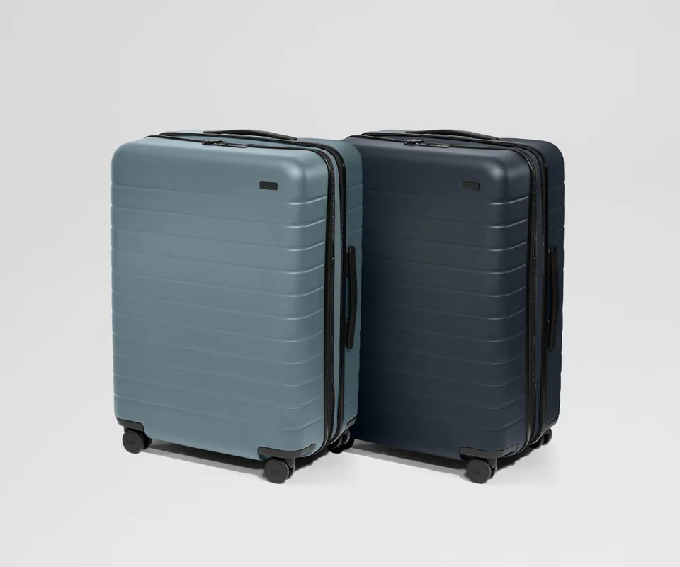 away-double-checked-bundle-two-expandable-checked-suitcases image 1