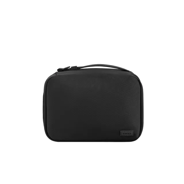 away-small-toiletry-bag-water-repellent-travel-toiletry-bag-with-clamshell-openi image 1