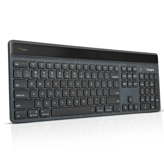 targus-full-size-sustainable-ecosmart-bluetooth-keyboard-akb868us-solar-powered- image 1