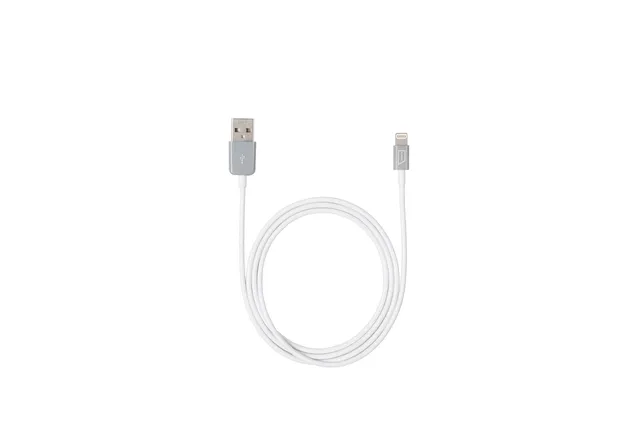 targus-apple-certified-lightning-sync-charge-cable-3-3-ft-white-grey image 1