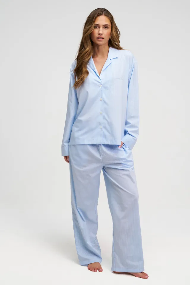 dore-rose-long-premium-striped-pj-set-luxuriously-soft-stretchy-sleepwear image 1