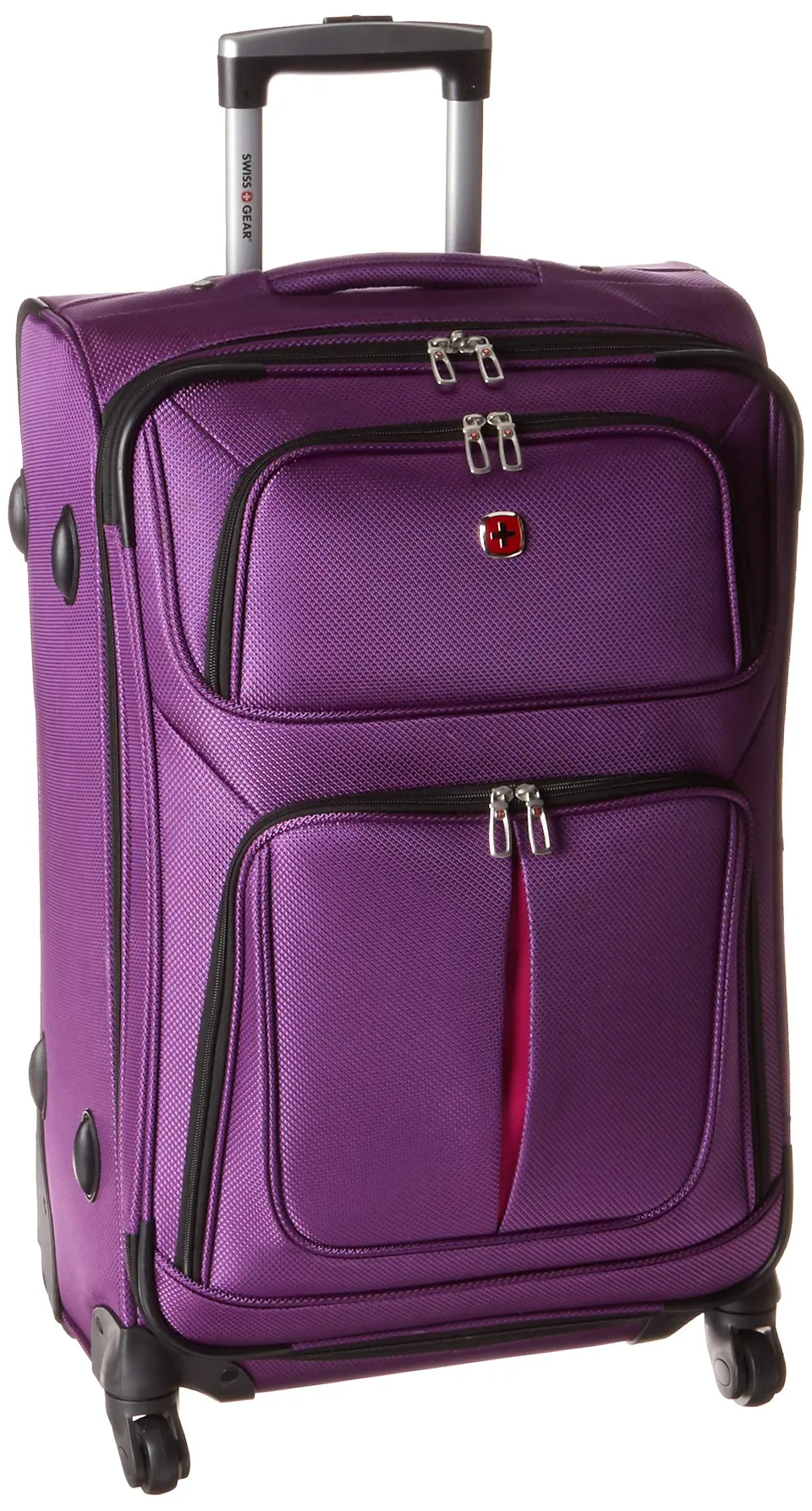 swissgear-sion-softside-expandable-checked-luggage-25-inch-purple image 1