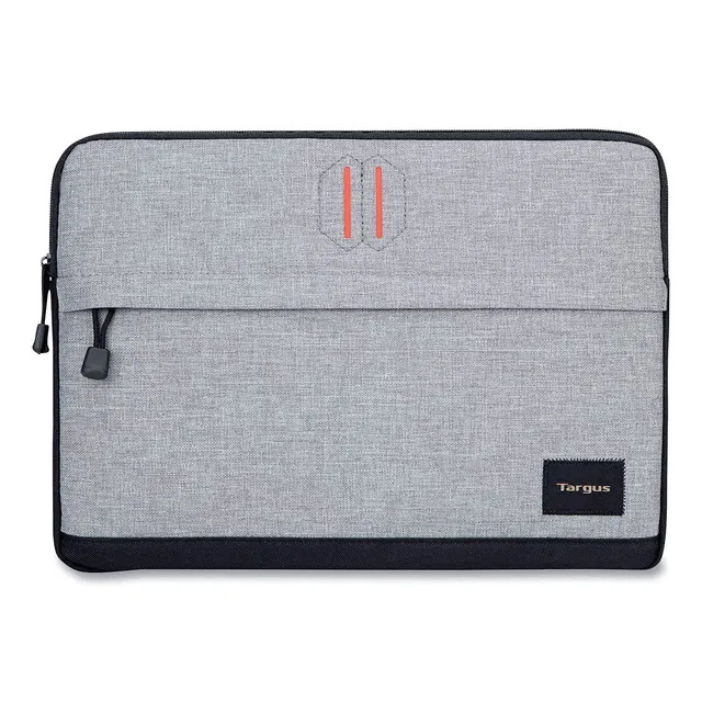 targus-strata-sleek-laptop-sleeve-for-13-3-laptop-tss62404us-gray-pewter-lightwe image 1