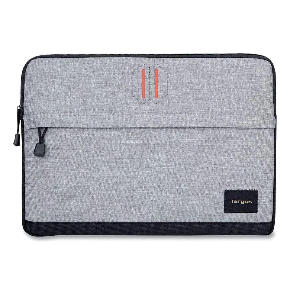 targus-strata-sleek-laptop-sleeve-for-13-3-laptop-tss62404us-gray-pewter-lightwe image 1