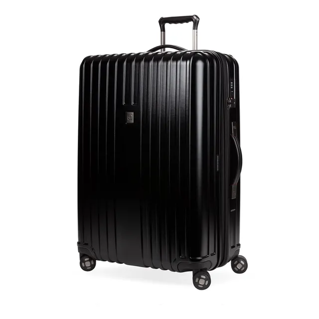 swissgear-7910-hardside-expandable-luggage-27-inch-checked-large-black image 1