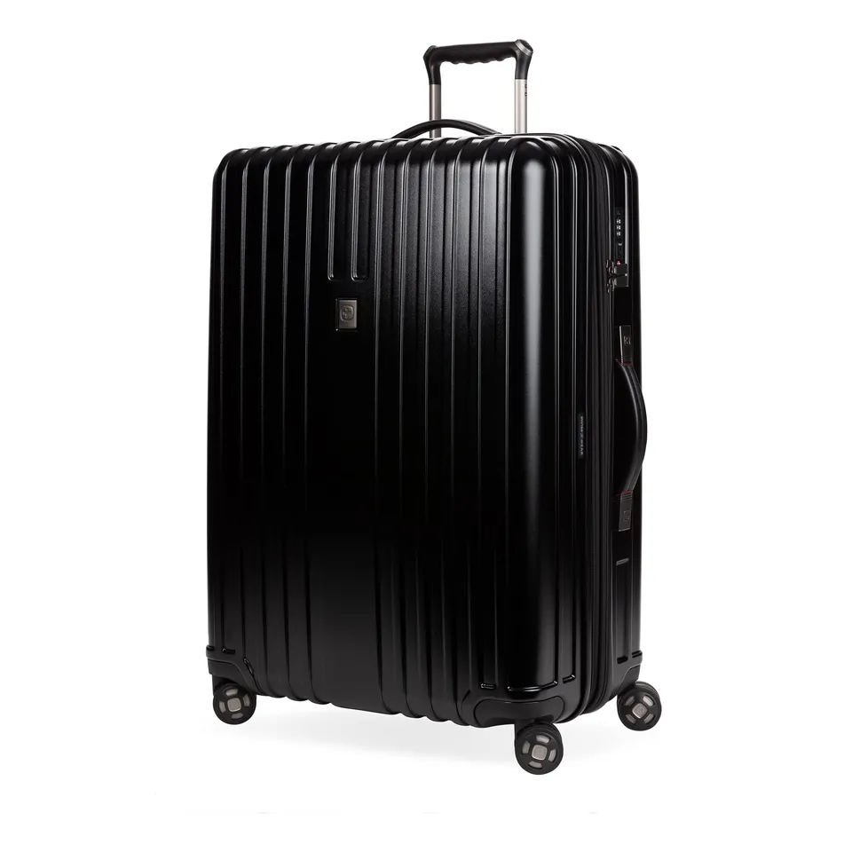swissgear-7910-hardside-expandable-luggage-27-inch-checked-large-black image 1