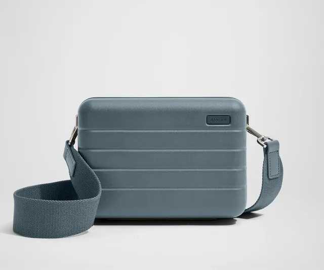 away-the-mini-crossbody-in-coast-blue-durable-polycarbonate-hardshell image 1