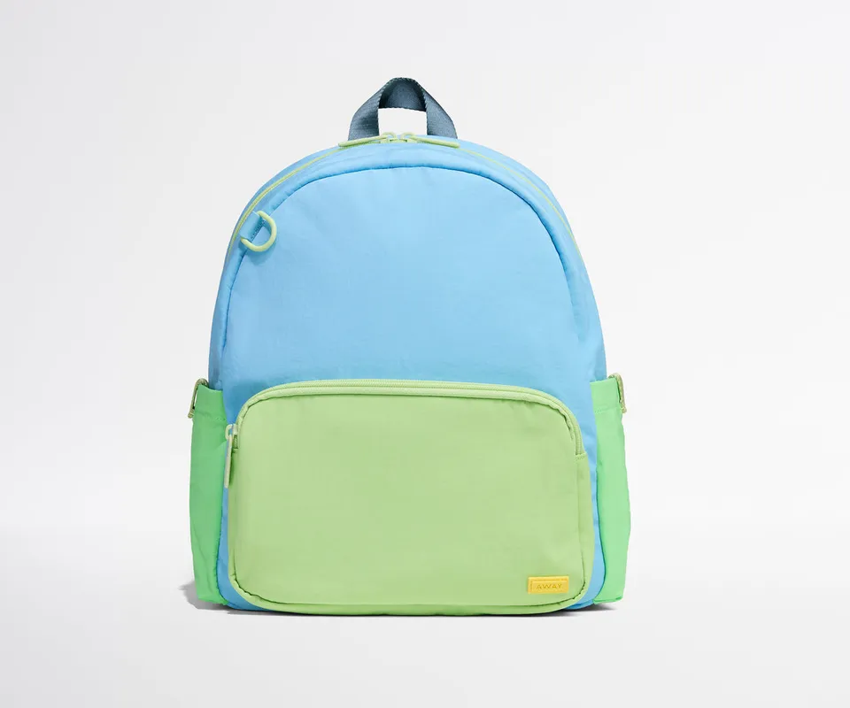 away-kids-backpack-in-dragonfly-blue-color-blocked image 1